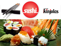 Sushi powered by Kinjolas